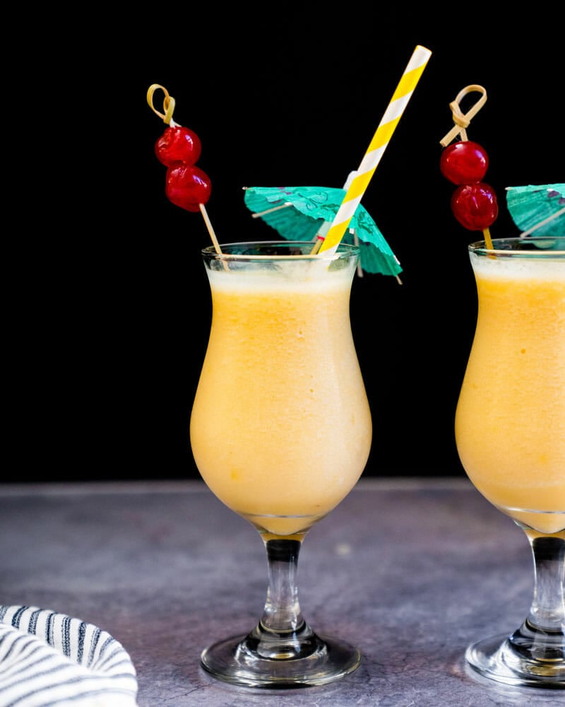 Piña colada ingredients
