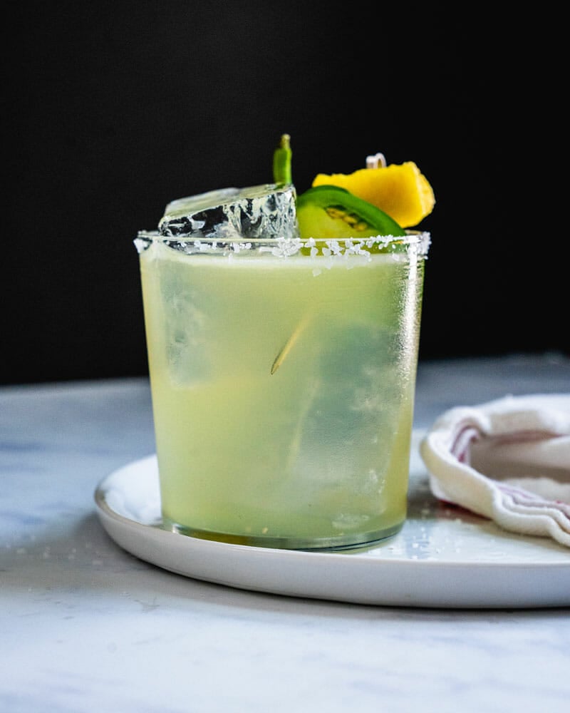 Pineapple jalapeno margarita