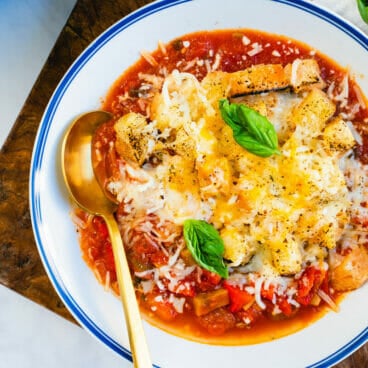 Pizza soup