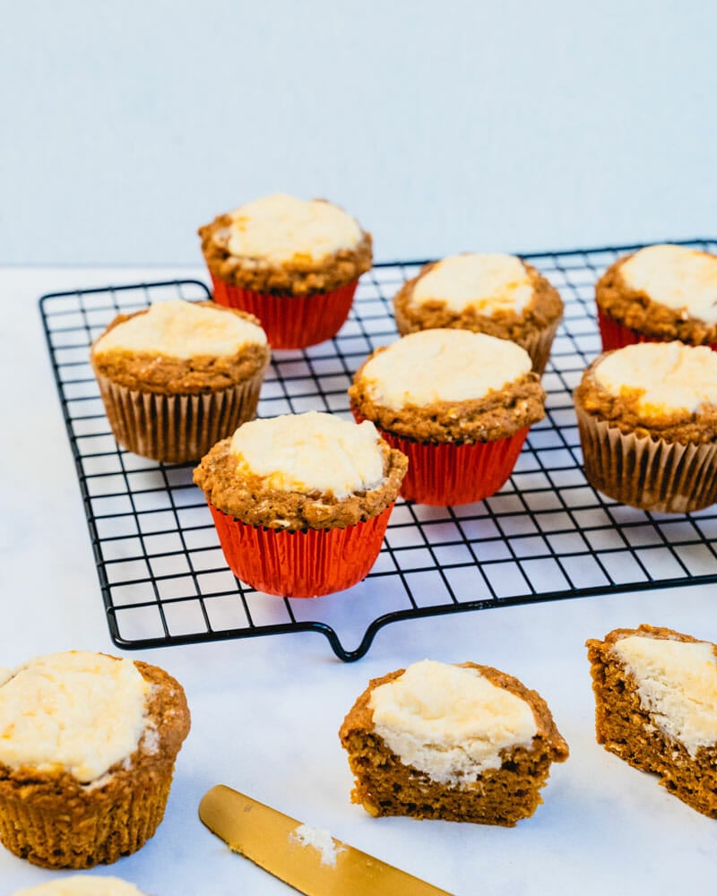 Pumpkin cream cheese muffins