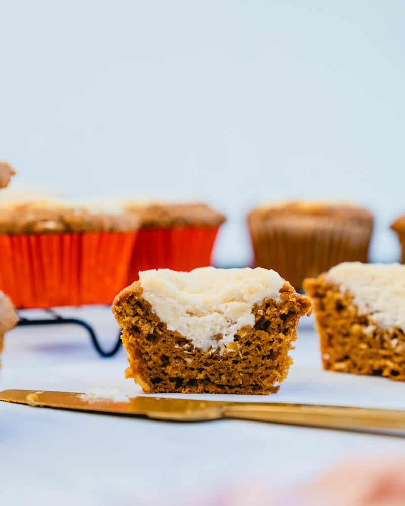 Pumpkin cream cheese muffins