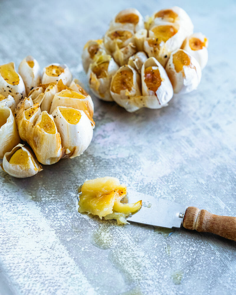 Roasted garlic paste