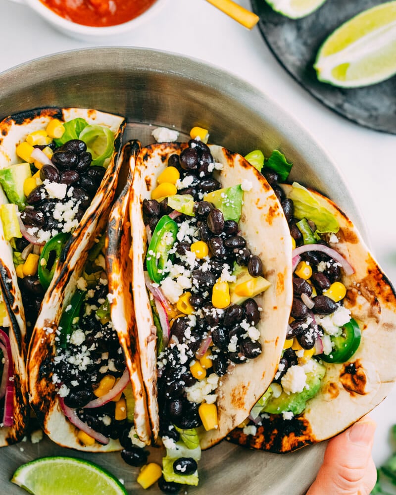 Black bean tacos recipe