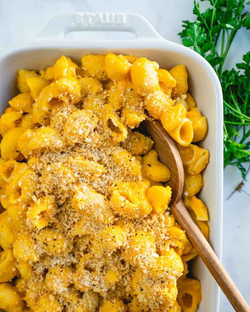 Butternut squash mac and cheese
