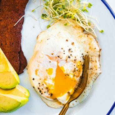 Over easy eggs