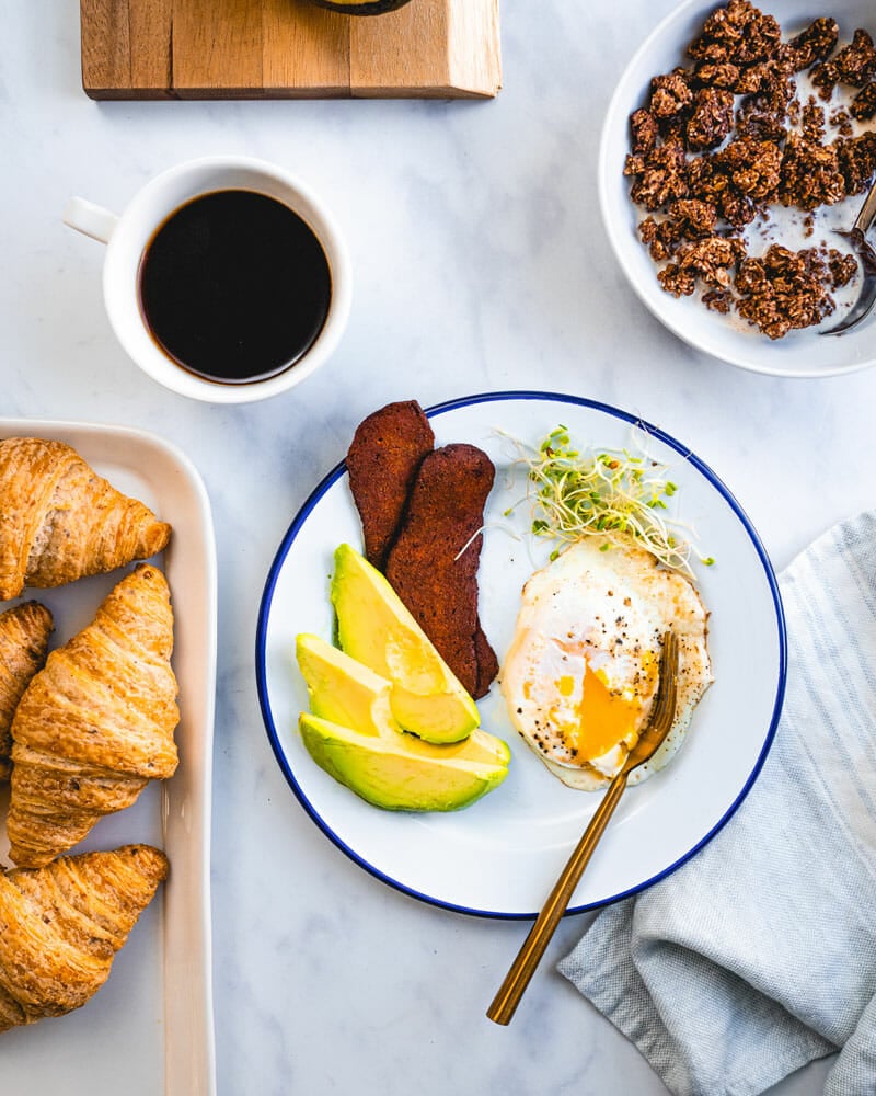 Over easy eggs