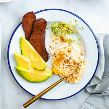 Over hard eggs