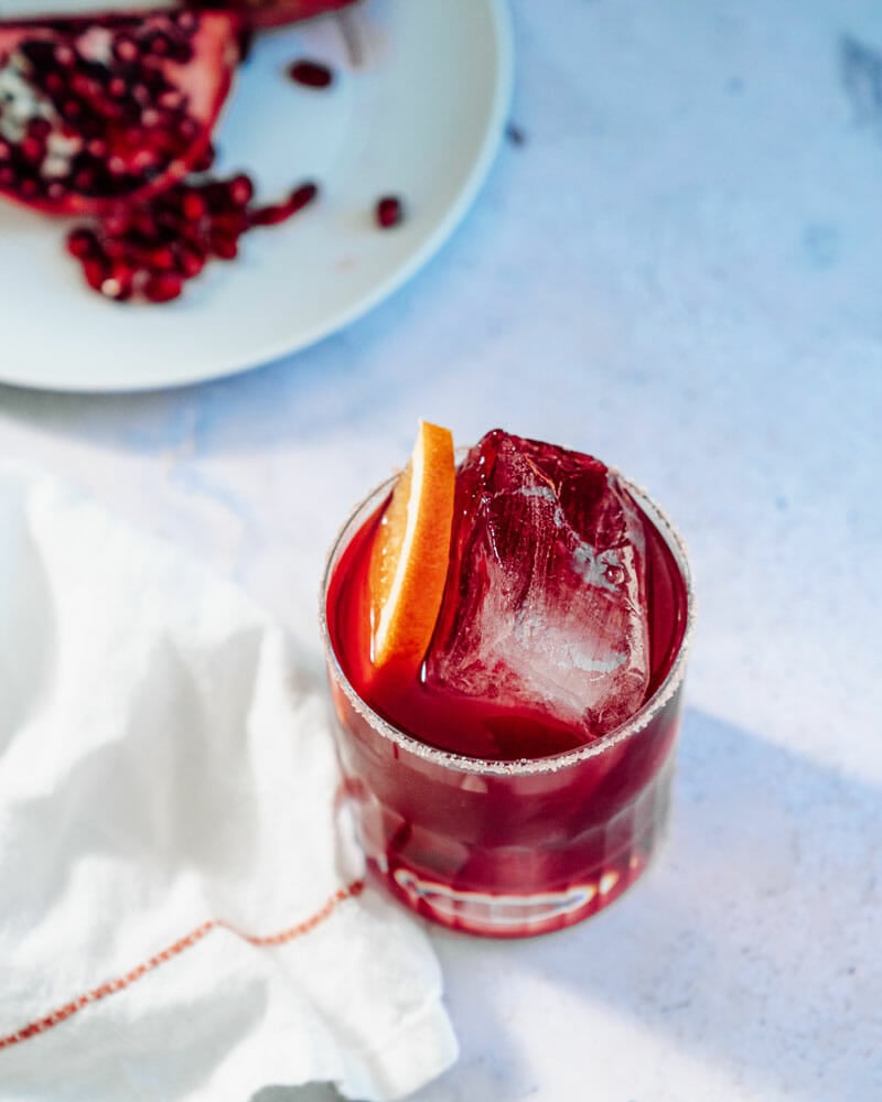 Pomegranate margarita