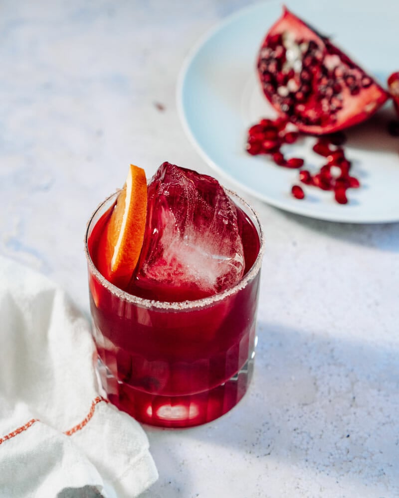 Pomegranate cocktails