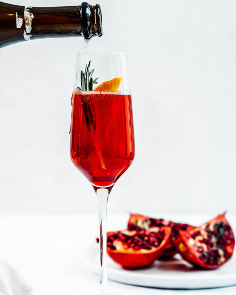 Pomegranate mimosa