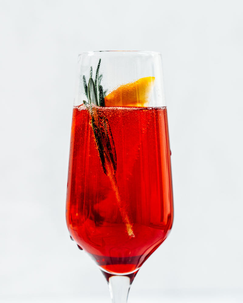 Pomegranate mimosa