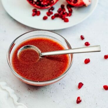 Pomegranate vinaigrette