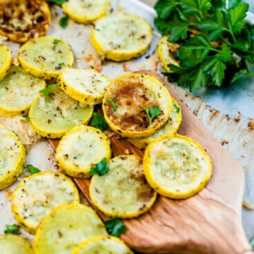 Roasted yellow squash