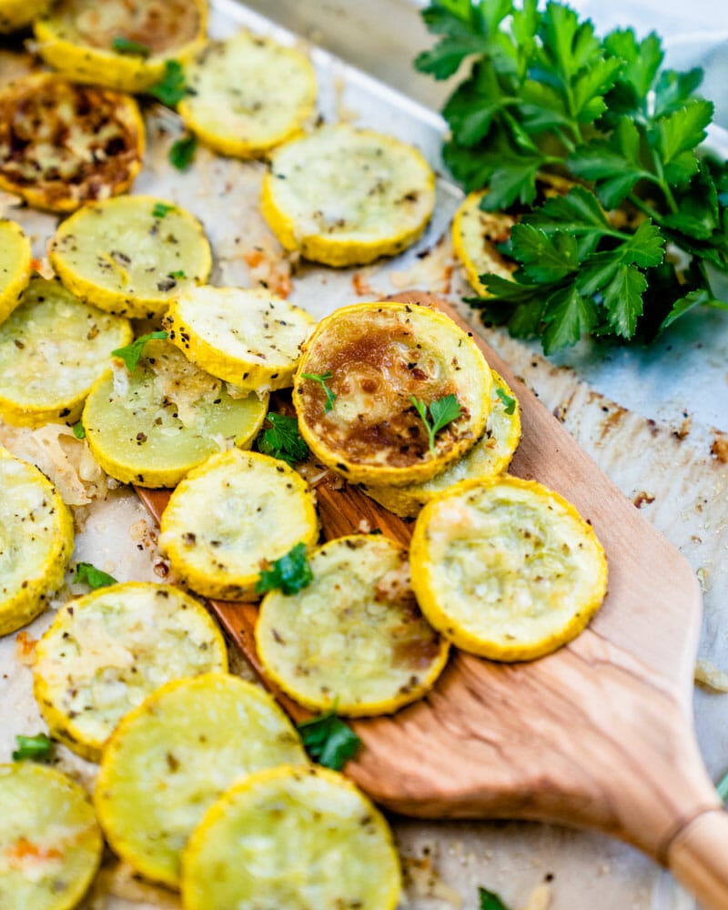 Roasted yellow squash