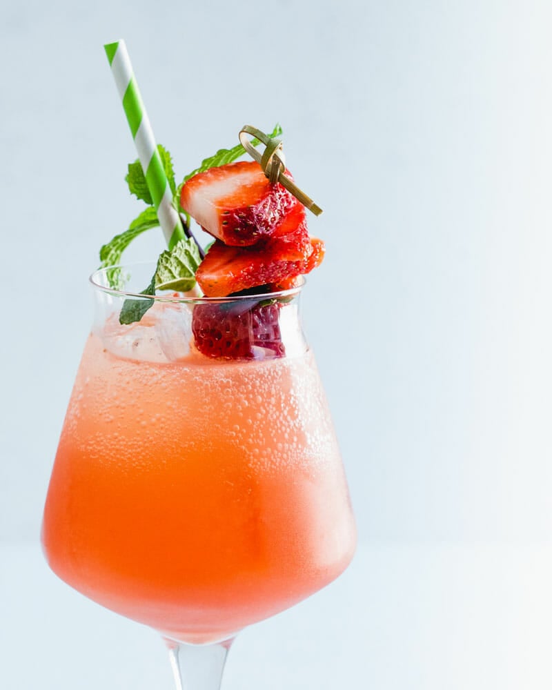 Strawberry sangria