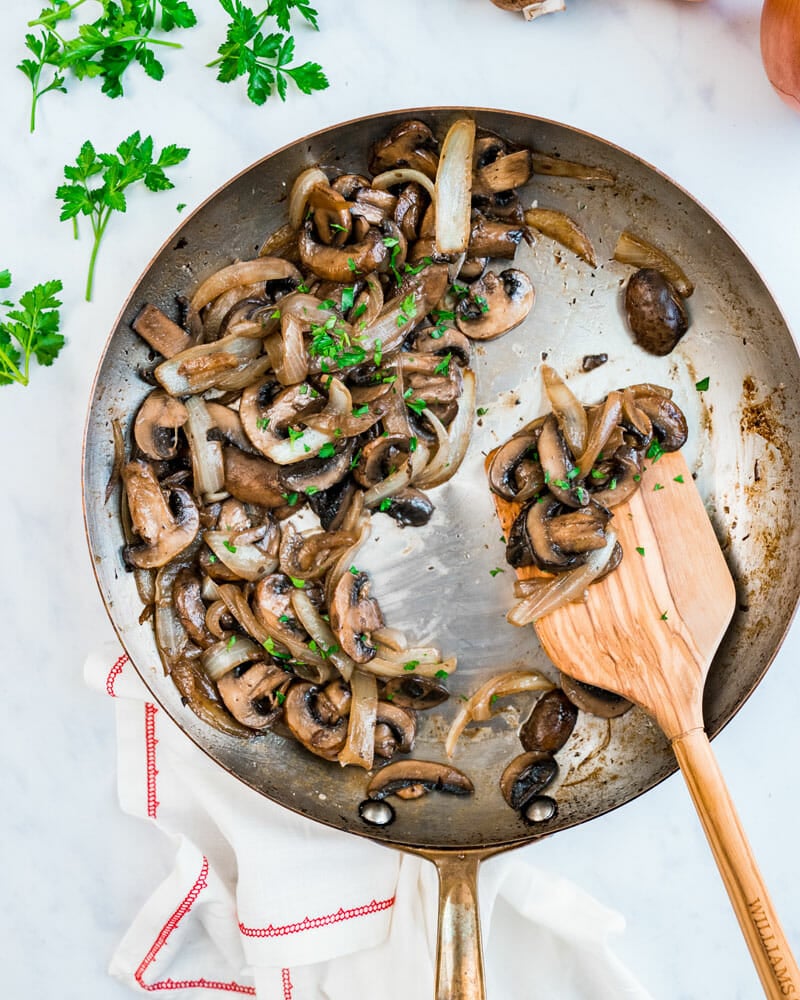 Sauteed Mushrooms and Onions