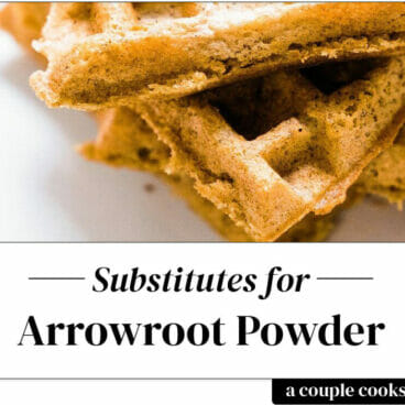 Arrowroot powder substitute