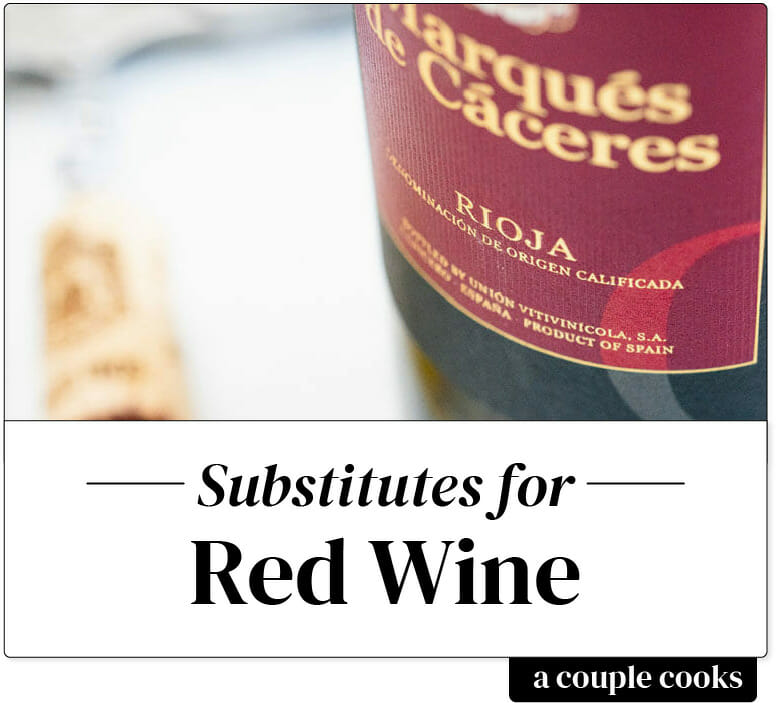 Red wine substitute