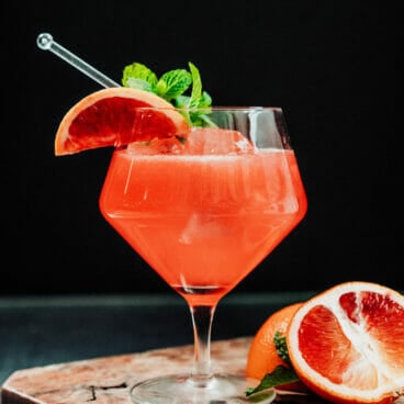 Blood orange cocktail