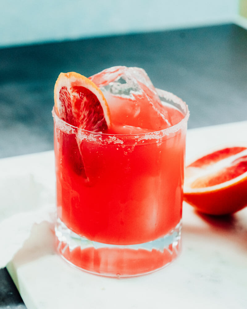 Blood orange margarita