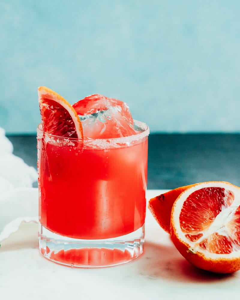 Blood orange margarita