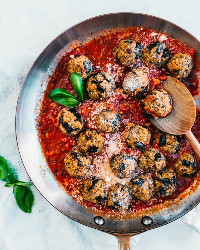 Eggplant meatballs recipe