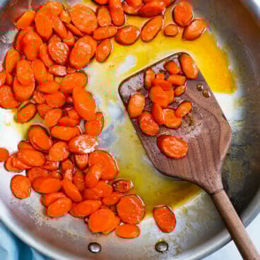 Honey glazed carrots