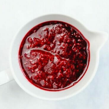 Raspberry sauce