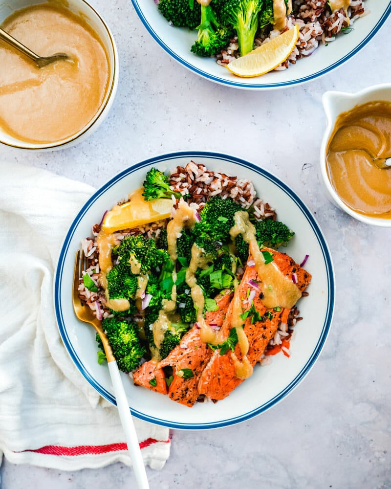 Salmon bowl