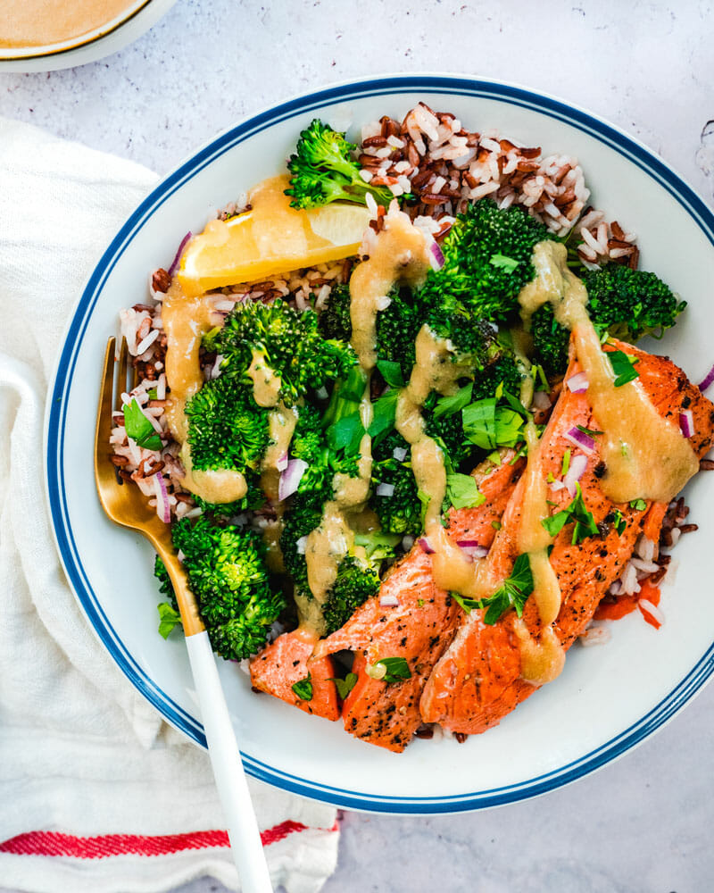 Salmon bowl recipe