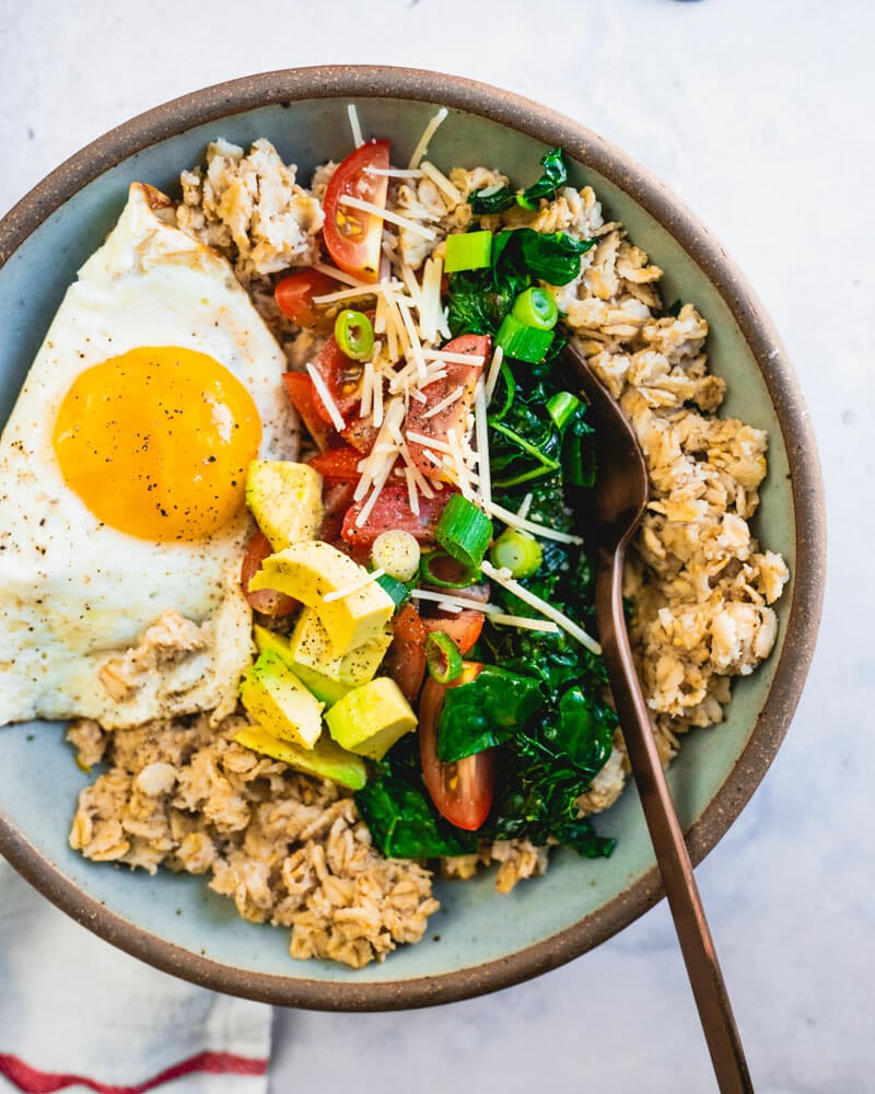 Savory oatmeal
