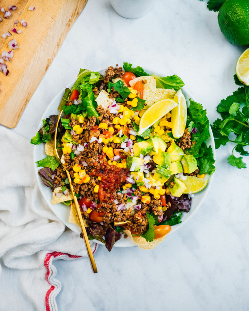 Vegan taco salad