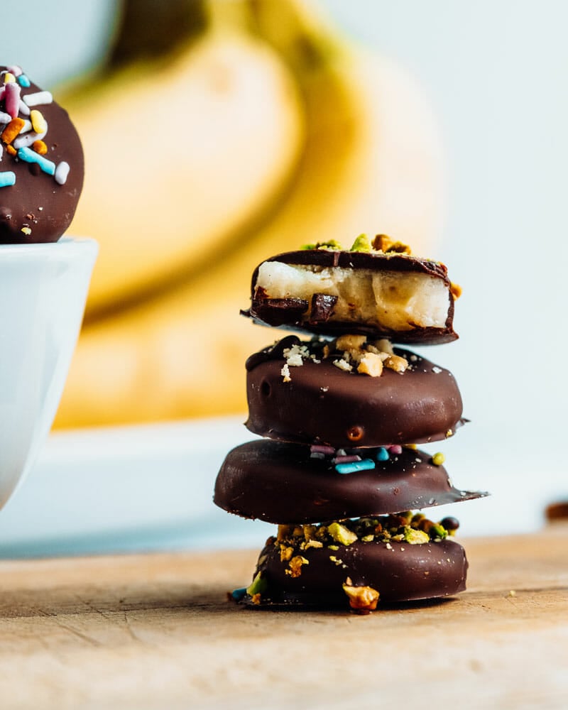 Chocolate covered bananas