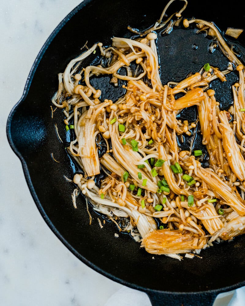 Enoki mushrooms recipe