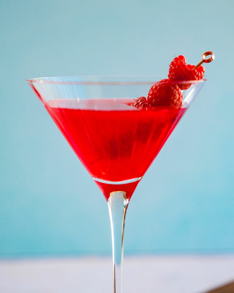 Raspberry martini