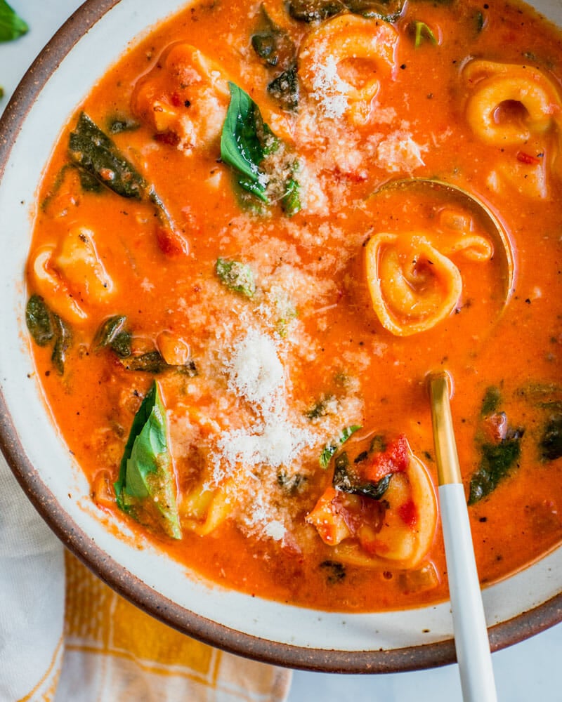 Creamy Tortellini Soup