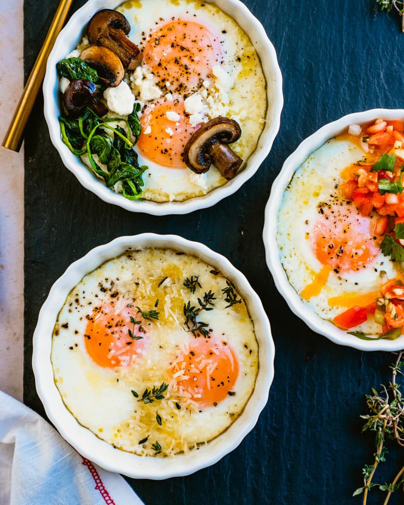 Baked eggs