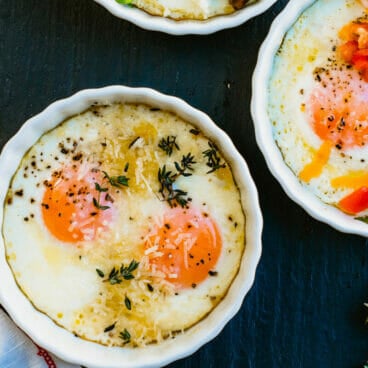 Baked eggs
