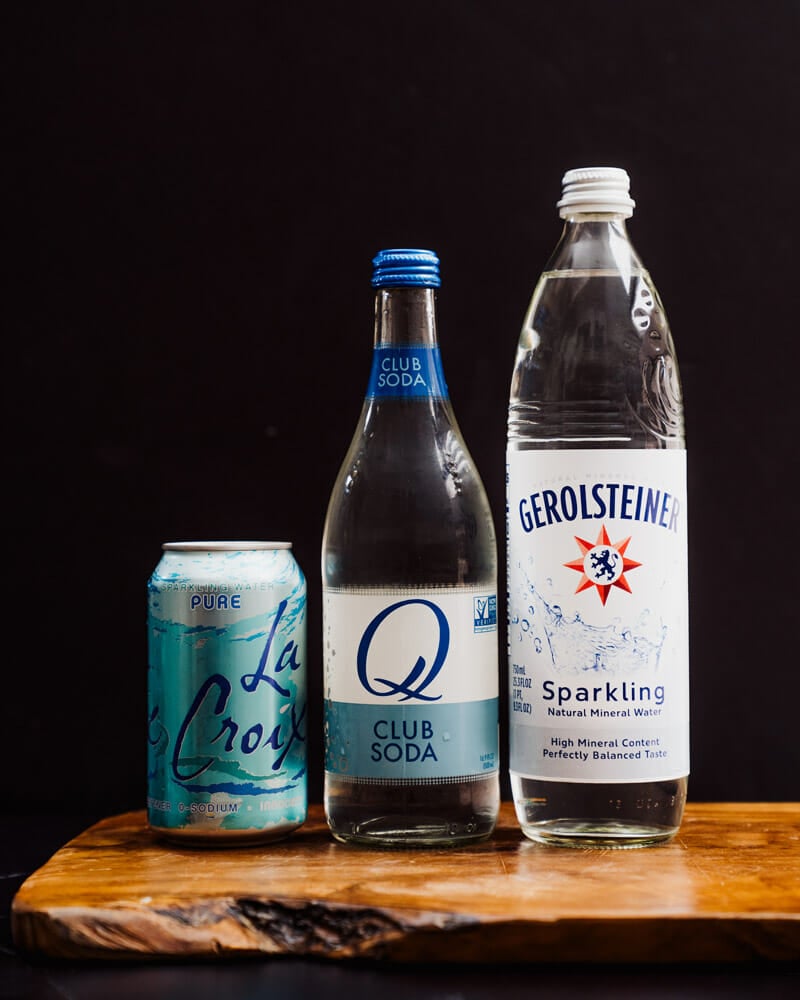Club soda cocktails, club soda drinks