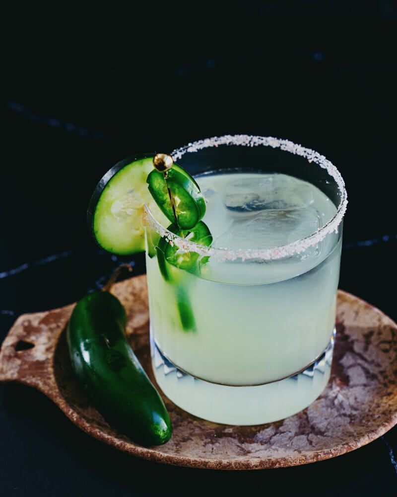 Cucumber jalapeno margarita