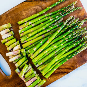 How to cut asparagus