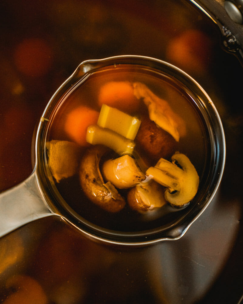 Mushroom broth recipe
