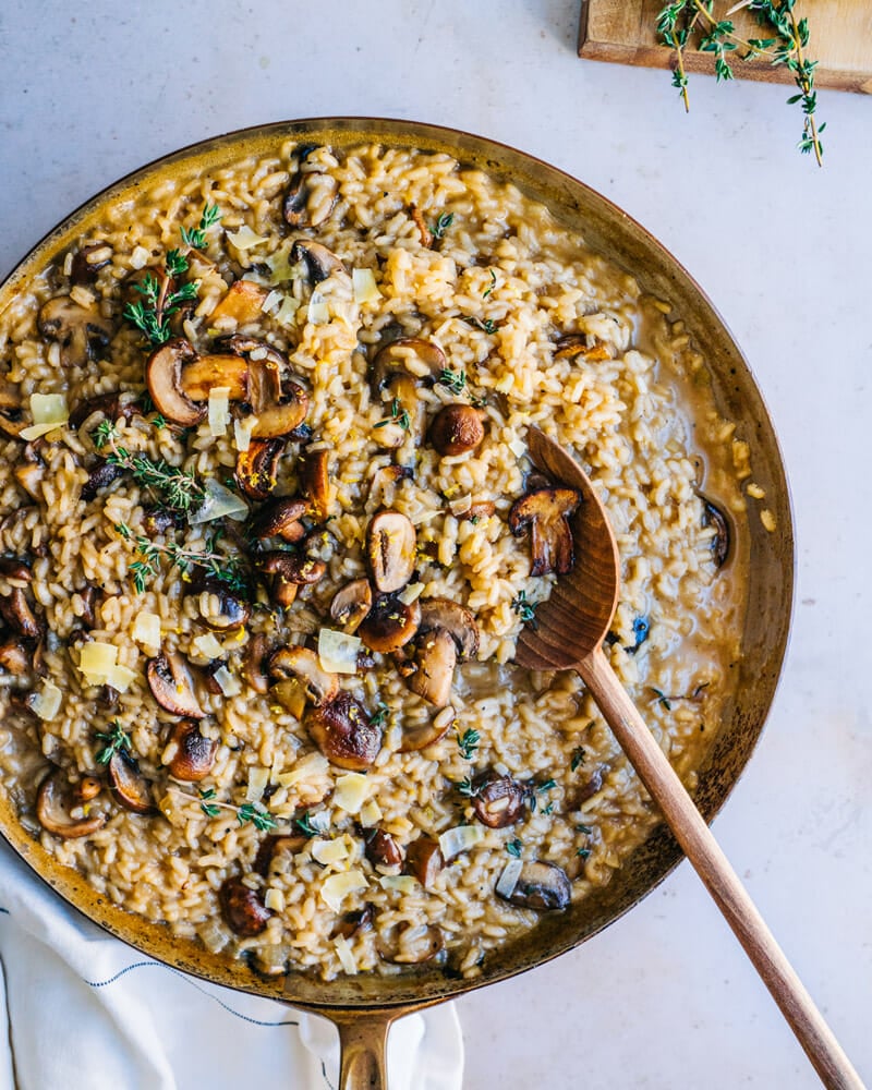 Mushroom risotto