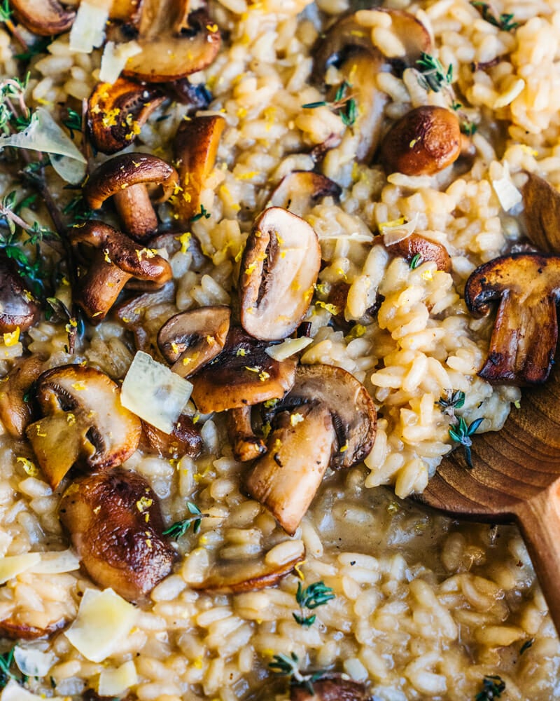 Mushroom risotto