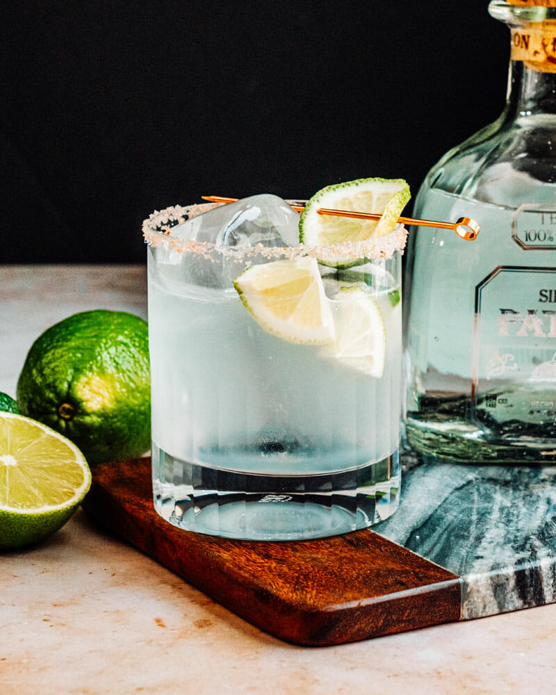 Patron tequila margarita