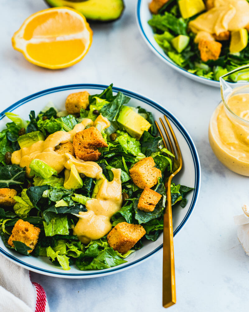 Vegan Caesar salad recipe