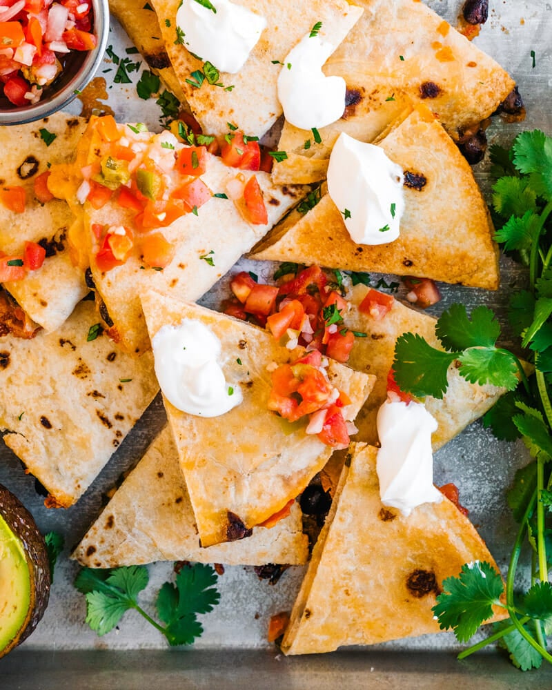 Baked quesadilla