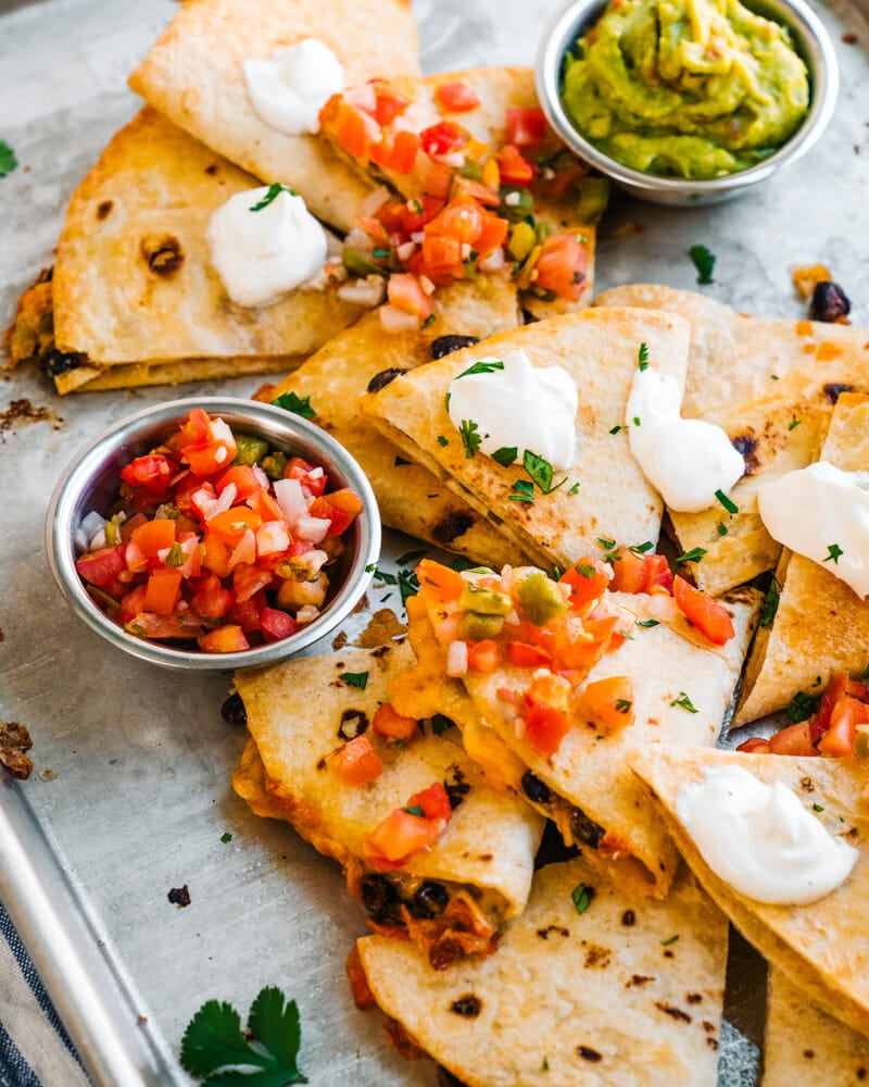 Baked quesadilla