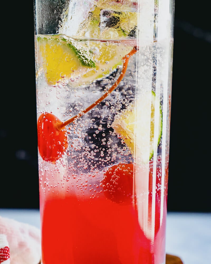 Cherry lime rickey