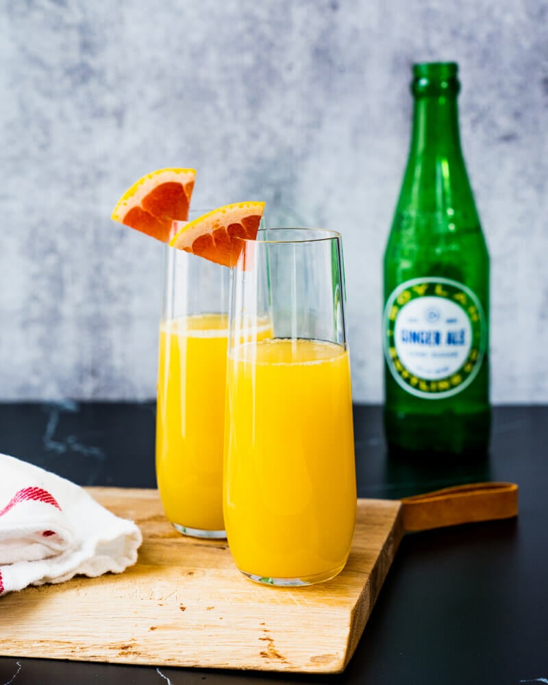 Non alcoholic mimosa